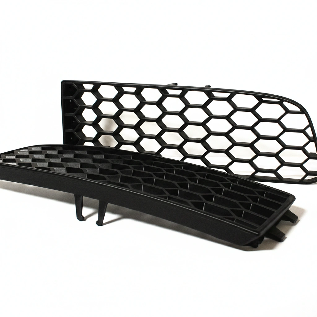 3D tištěné mřížky mlhovek na auto z ASA