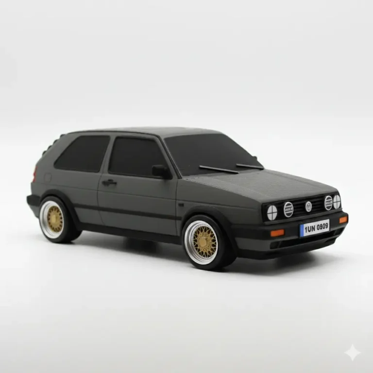 3D tištěný model auta z PLA