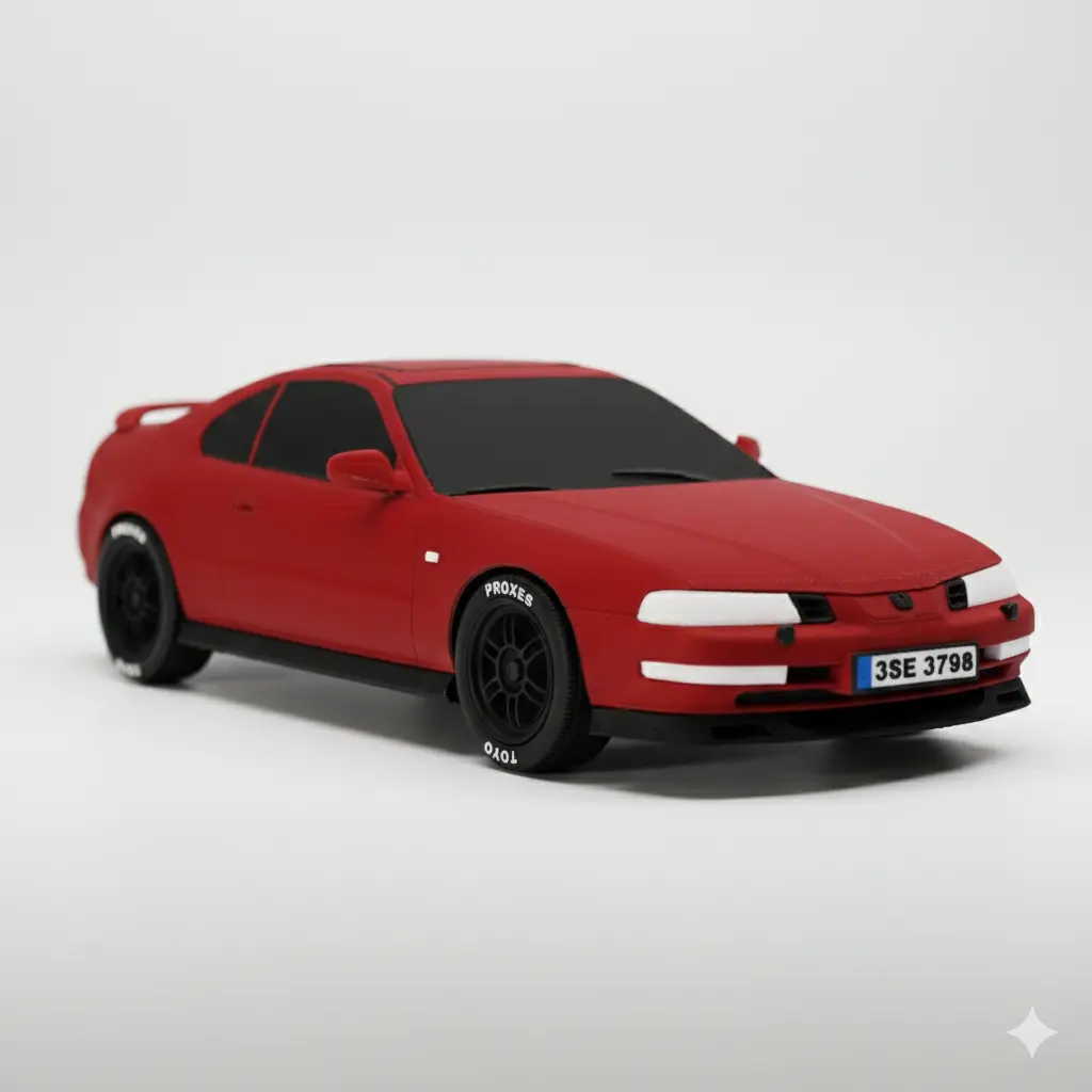 3D tištěný model auta z PLA