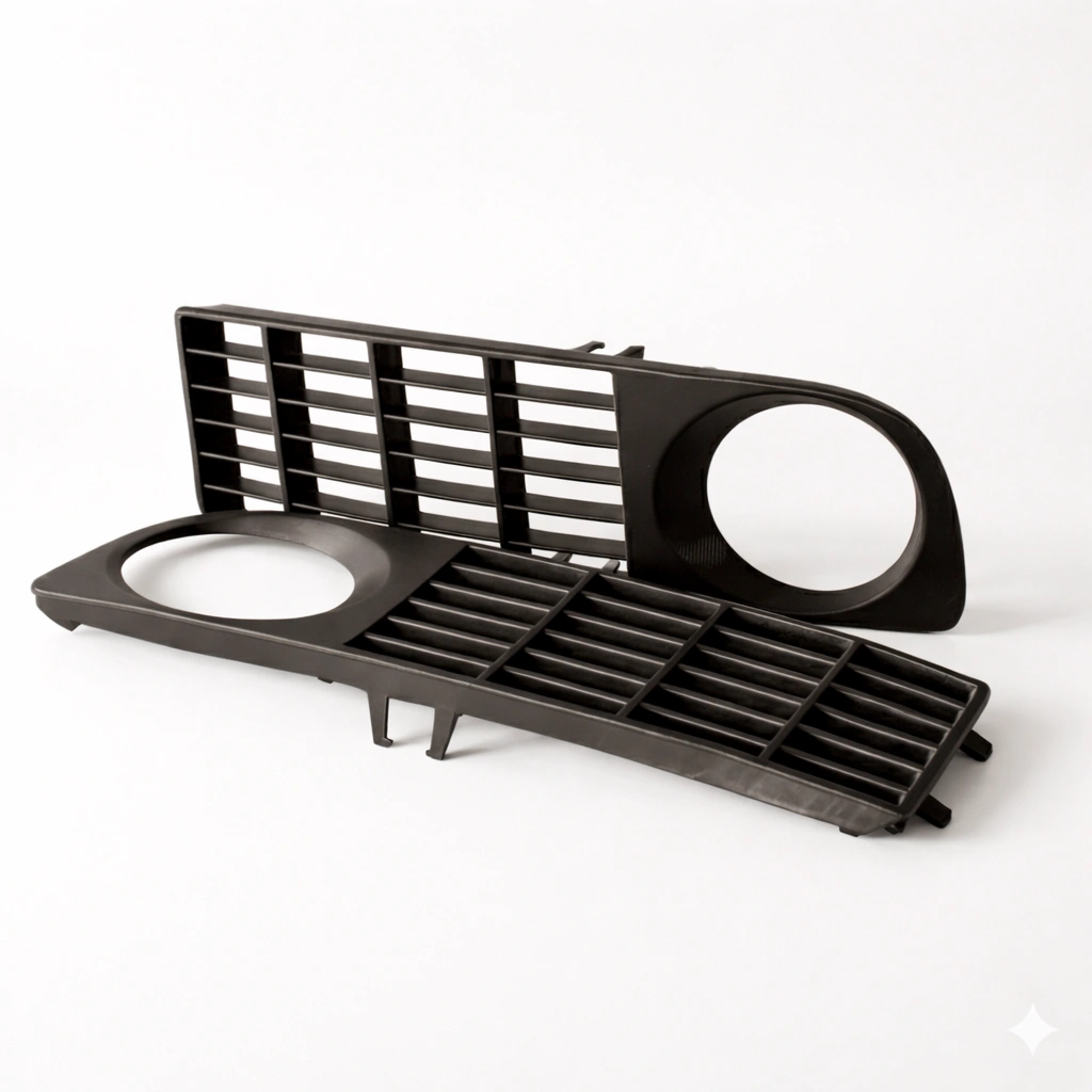 3D tištěné mřížky mlhovek na auto z ASA