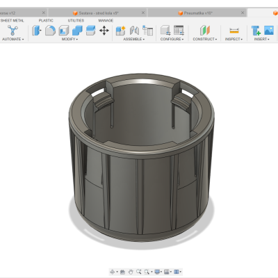 Regulace tlaku Technologie:3D modelování