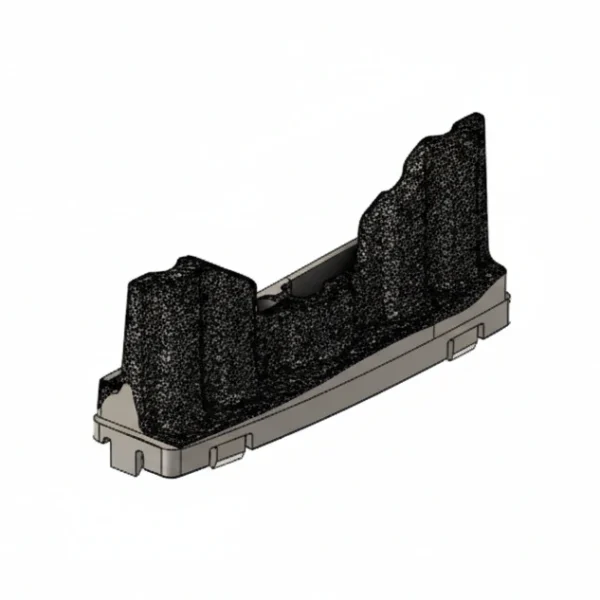 3D skenování držák rakve na autě