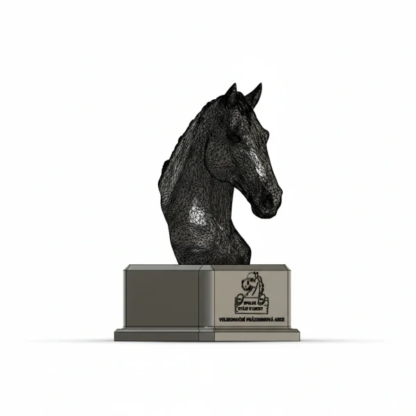 3D skenování sochy koně