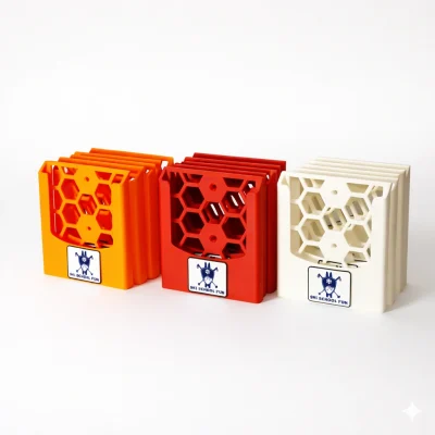 3D tištěné držáky prospektů pro reklamu z PETG