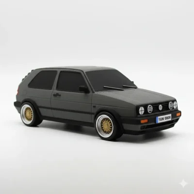 3D tištěný model auta z PLA