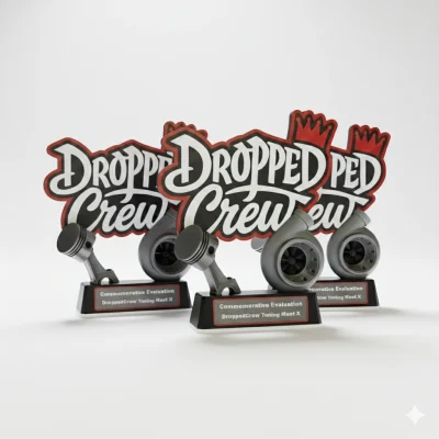 3D tištěná trofej na tuningový sraz aut z PETG