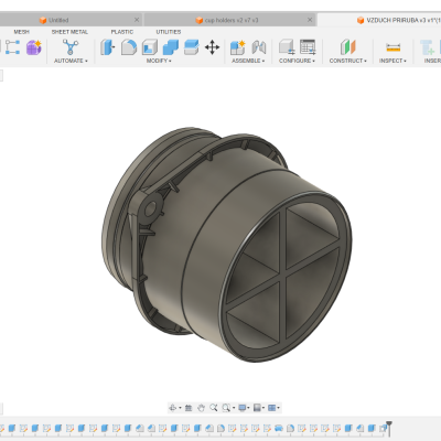 Váha vzduchu Technologie:3D modelování