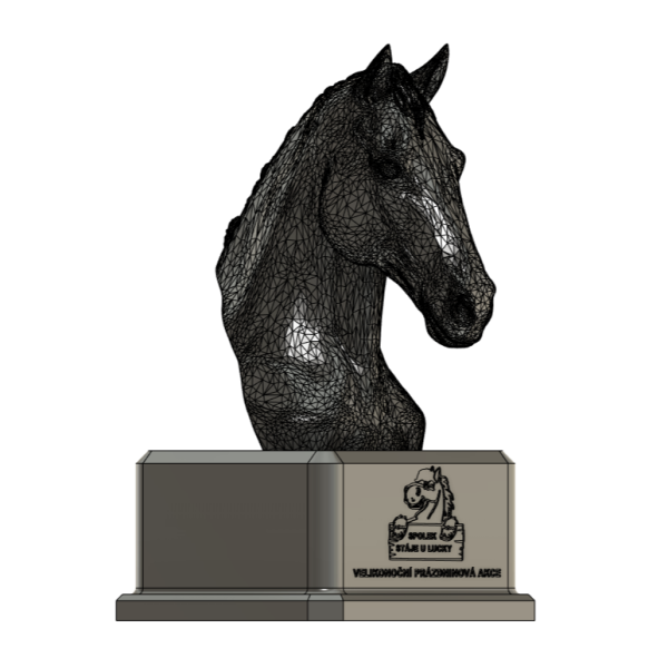 trofej 3D sken