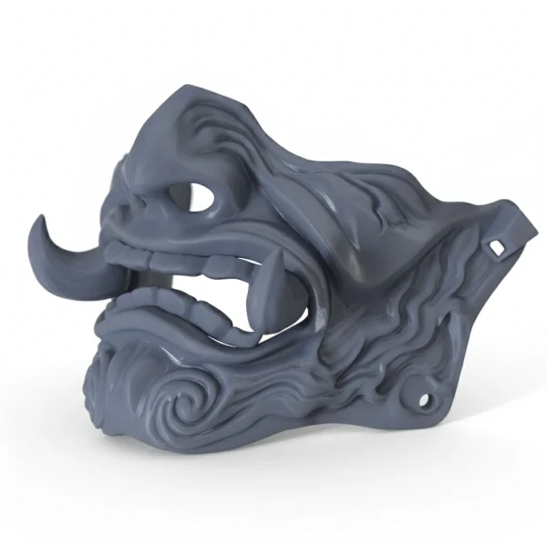 SLA 3D tisk japonské masky