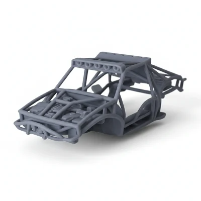 SLA 3D tisk rámu pro RC auto